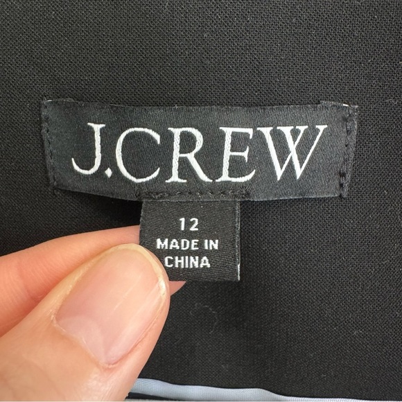 J.Crew Womens Size 12 Madelyn Blazer in Four-Season Stretch Black Minimal Preppy - Picture 4 of 11